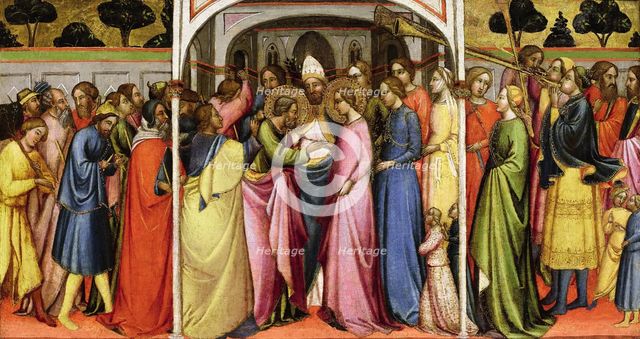 The Marriage of the Virgin, ca 1400. Creator: Tommaso del Mazza (Maestro di Santa Verdiana) (active 1377-1392).