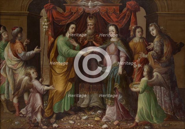 The Marriage of the Virgin, ca. 1690. Creator: José Sánchez.
