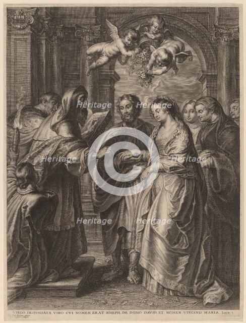 The Marriage of the Virgin. Creator: Boetius Adams Bolswert.