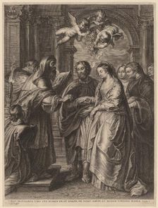 The Marriage of the Virgin. Creator: Boetius Adams Bolswert
