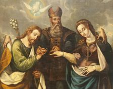 The Marriage of the Virgin (Desposorios del la Virgen) (image 5 of 5), 1668. Creator: Pedro Ramirez de Contreras