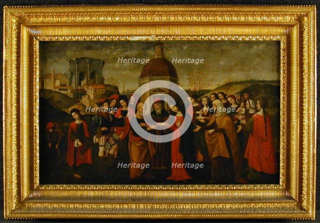 The Marriage of the Virgin, early 16th century. Creator: Monaldo Trofi.