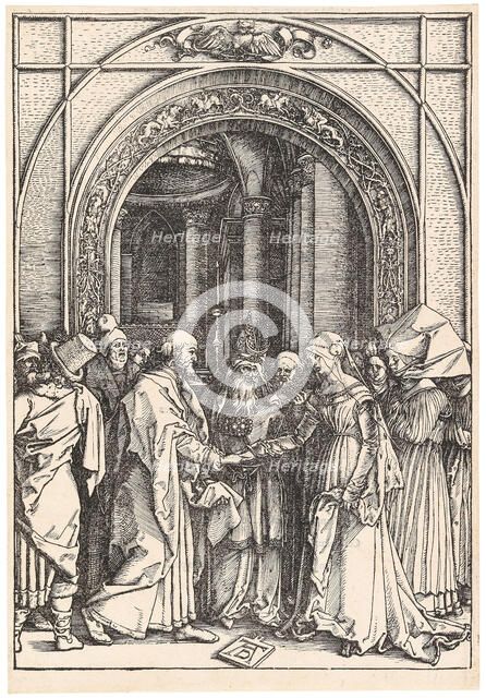 The Marriage of the Virgin, from The Life of the Virgin, c. 1504. Creator: Dürer, Albrecht (1471-1528).