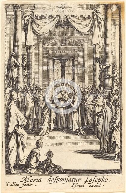 The Marriage of the Virgin, in or after 1630. Creator: Jacques Callot.