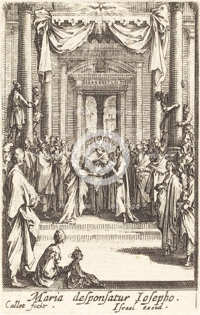 The Marriage of the Virgin, in or after 1630. Creator: Jacques Callot.