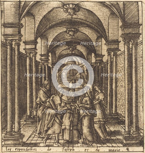 The Marriage of the Virgin, probably c. 1576/1580. Creator: Leonard Gaultier.