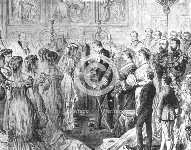 'The Marriage of The Duke of Connaught with Princess Louise Margaret of Prussia...1879', (1901).  Creator: Unknown.