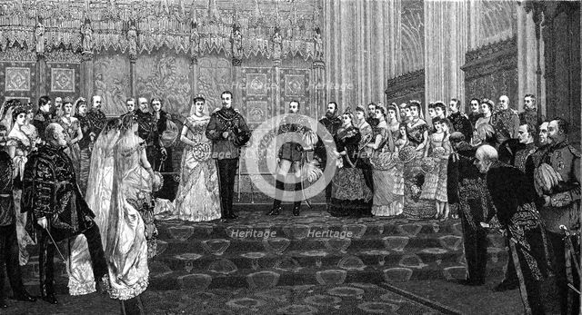The Marriage of the Duke and Duchess of Albany, 27 April 1882, (1900). Artist: James Dromgole Linton