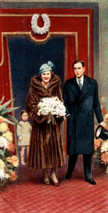The marriage of the Duke and Duchess of Kent, November 1934, (c1935)