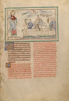 The Marriage of the Lamb; Dyson Perrins Apocalypse, about 1255-1260. Creator: Unknown