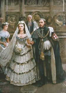 The Marriage of the Prince of Wales with Princess Alexandra of Denmark..., Windsor, 1863 (1901). Creator: Unknown