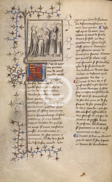 The Marriage of William I with the Daughter of Count Herbert de Senlis, about 1400-1415. Creator: Unknown.