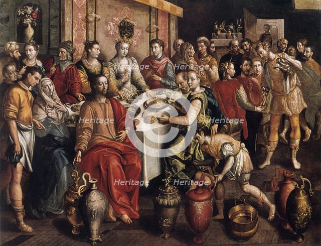 'The Marriage at Cana', 1596-1597. Artist: Martin de Vos