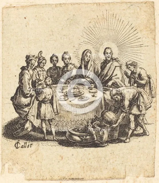The Marriage at Cana, 1618. Creator: Jacques Callot.