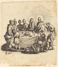 The Marriage at Cana, 1618. Creator: Jacques Callot
