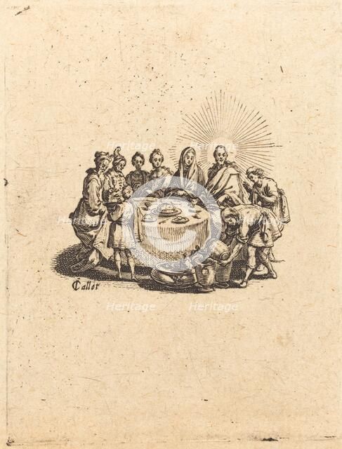 The Marriage at Cana, 1618. Creator: Jacques Callot.