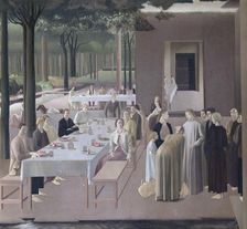 The marriage at Cana, 1923. Creator: Winifred Knights