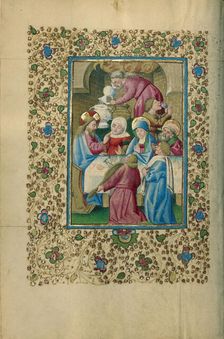 The Marriage at Cana; Book of Hours, about 1460. Creator: Unknown