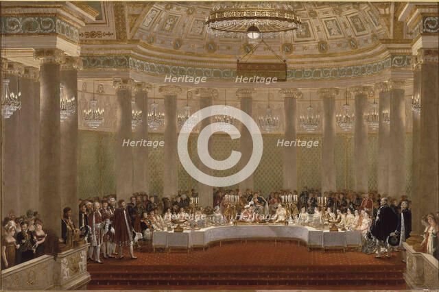 The marriage banquet of Napoleon I and Marie-Louise of Austria April 2, 1810, 1812.