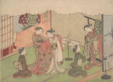 The Marriage Ceremony, probably 1768., probably 1768. Creator: Suzuki Harunobu