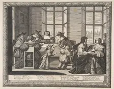 The Marriage Contract, 1633. Creator: Abraham Bosse