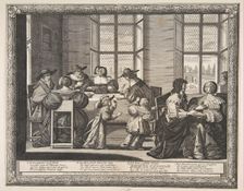 The Marriage Contract, 1633. Creator: Abraham Bosse