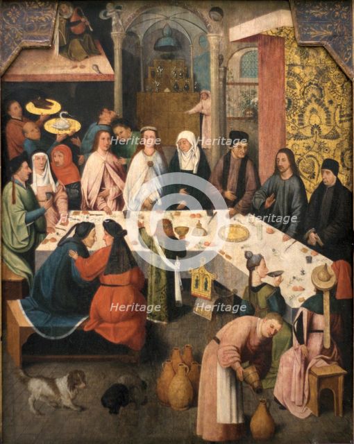 The Marriage Feast At Cana, ca 1550-1565. Artist: Bosch, Hieronymus, (School)  