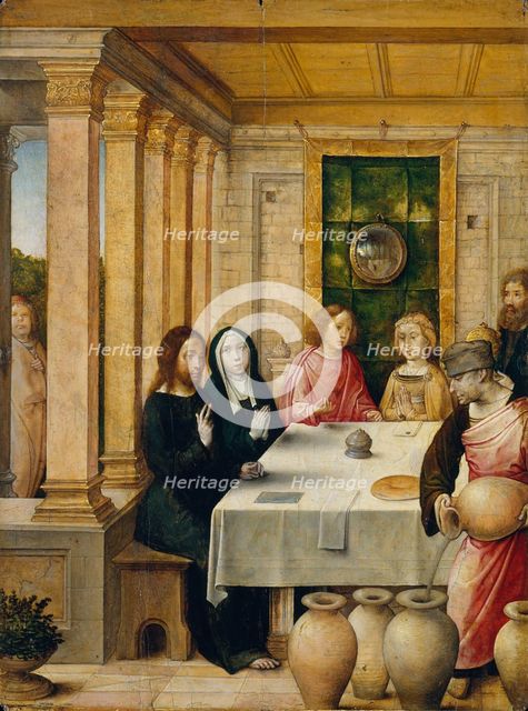 The Marriage Feast at Cana, ca. 1500-1504. Creator: Juan de Flandes, the Elder.