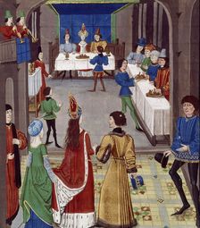 The Marriage. From: Renaud de Montauban, ca 1465. Creator: Aubert, David (active 1449-1480)