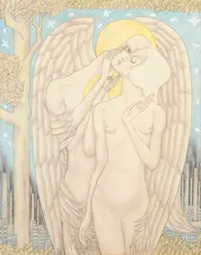 The marriage proposal (Het aanzoek), 1898. Creator: Toorop, Jan (1858-1928)