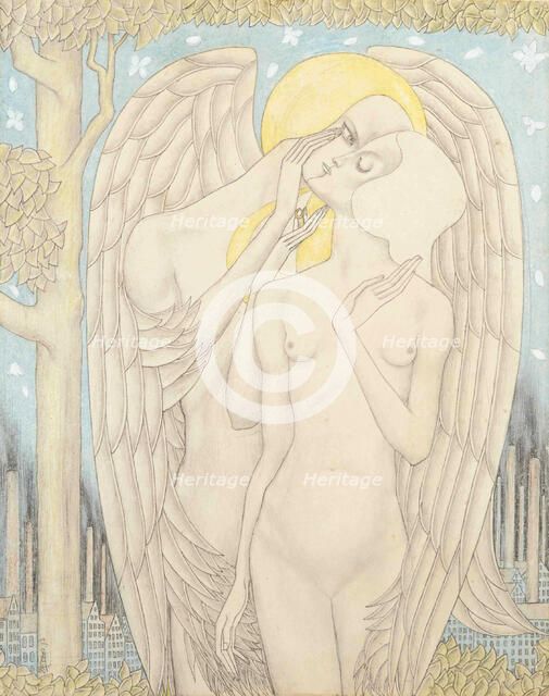 The marriage proposal (Het aanzoek), 1898. Creator: Toorop, Jan (1858-1928).