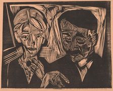 The Married Couple Müller, 1919. Creator: Ernst Kirchner