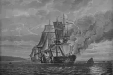 The Mars and L'Hercule' c1799. Artist: Nicholas Pocock