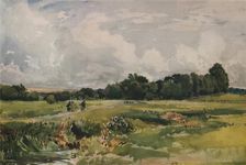 The Marshes c1879. Artist: Thomas Collier