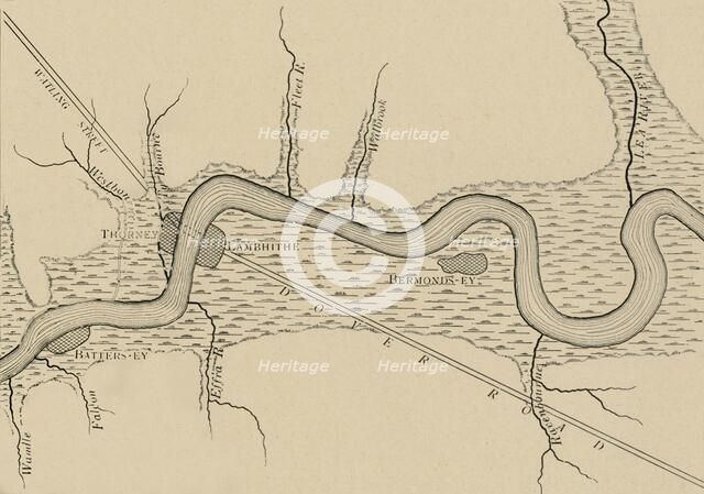 'The Marshes of Early London', 1908. Artist: Unknown.