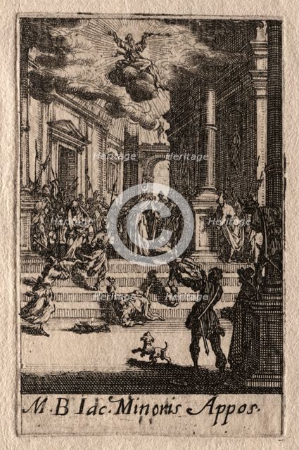 The Martyrdom of the Apostles: St. James the Less. Creator: Jacques Callot (French, 1592-1635).
