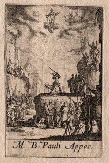 The Martyrdom of the Apostles: St. Paul. Creator: Jacques Callot (French, 1592-1635)