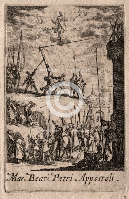 The Martyrdom of the Apostles: St. Peter. Creator: Jacques Callot (French, 1592-1635).