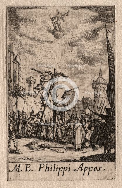 The Martyrdom of the Apostles: St. Philip. Creator: Jacques Callot (French, 1592-1635).