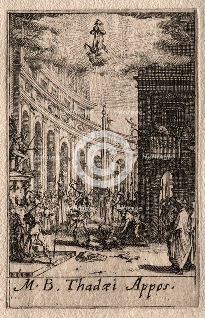 The Martyrdom of the Apostles: St. Thaddeus. Creator: Jacques Callot (French, 1592-1635).