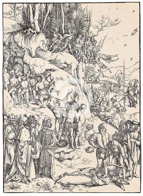 The Martyrdom of the Ten Thousand, 1497. Creator: Dürer, Albrecht (1471-1528).