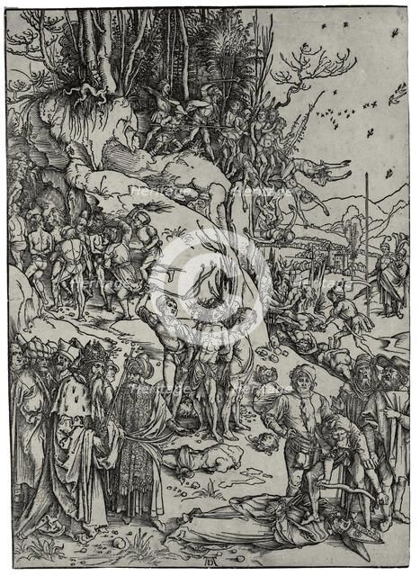 The Martyrdom of the Ten Thousand, 1497. Artist: Dürer, Albrecht (1471-1528)
