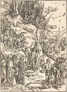 The Martyrdom of the Ten Thousand, c. 1496/1497. Creator: Albrecht Durer