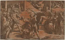 The Martyrdom of Two Saints, c. 1530. Creator: Antonio da Trento