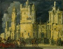 The Martyrdom of a female Saint, early 17th century. Artist: Francois de Nome