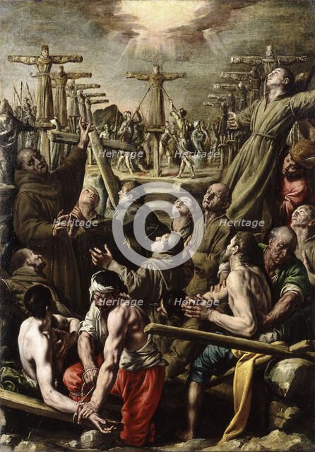 The Martyrdom of Nagasaki, after 1627. Creator: Tanzio da Varallo (Antonio d'Enrico) (around 1582-1633).