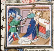 The Martyrdom of Saint Thomas Becket , 1460s. Creator: Anonymous
