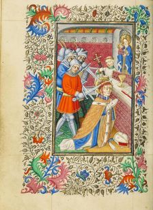 The Martyrdom of Saint Thomas Becket; Book of Hours, about 1430-1440. Creator: Fastolf Master