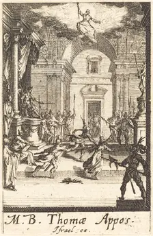 The Martyrdom of Saint Thomas, c. 1634/1635. Creator: Jacques Callot