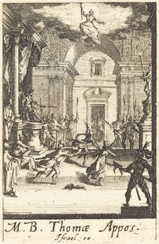 The Martyrdom of Saint Thomas, c. 1634/1635. Creator: Jacques Callot